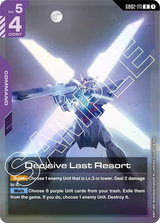 GD02-111, R, Decisive Last Resort