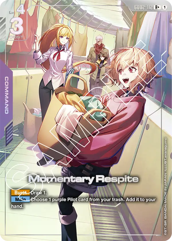 GD02-112, R, Momentary Respite (Alternate Art)