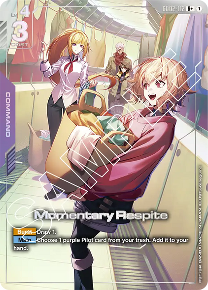 GD02-112, R, Momentary Respite (Alternate Art)