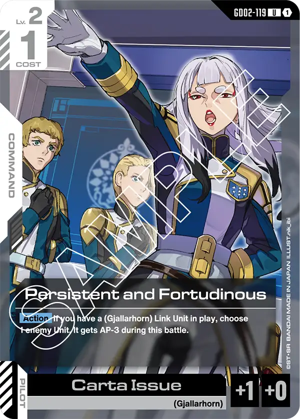 GD02-119, UC, Persistent and Fortudinous