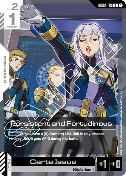 GD02-119, UC, Persistent and Fortudinous