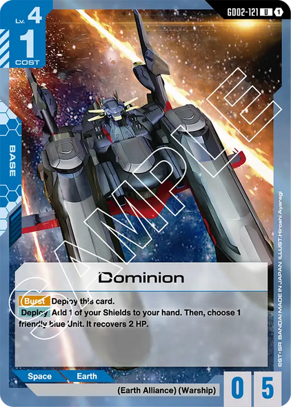 GD02-121, UC, Dominion