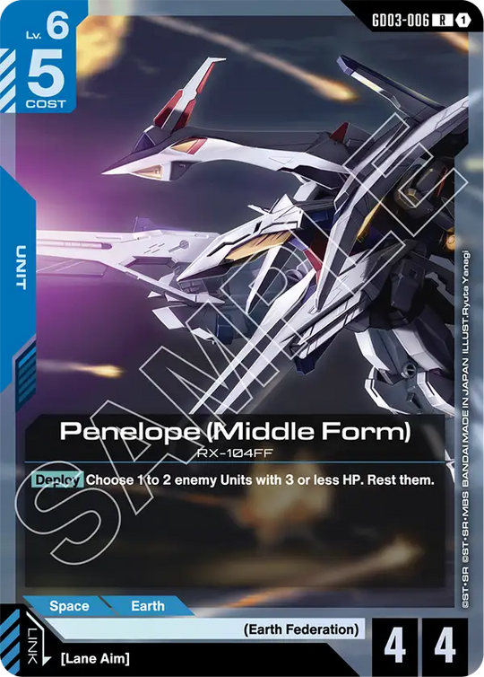 GD03-006, R, Penelope (Middle Form)