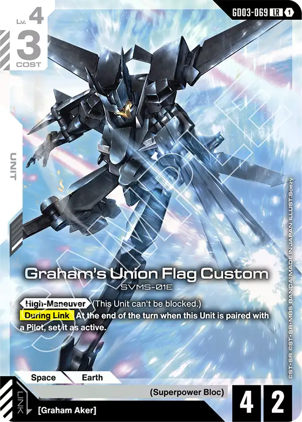 GD03-069, LR, Graham's Union Flag Custom