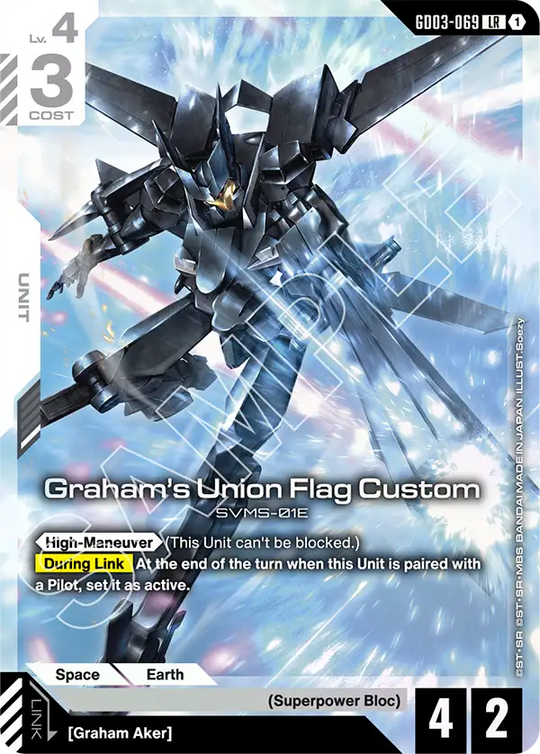 GD03-069, LR, Graham's Union Flag Custom