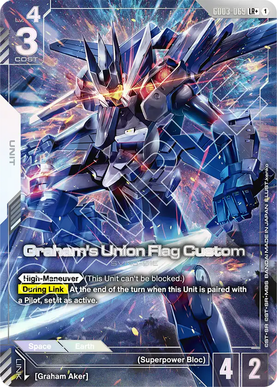 GD03-069, LR, Graham's Union Flag Custom (Alternate Art)