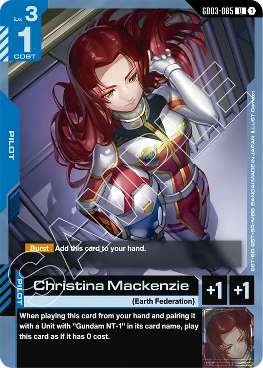 GD03-085, UC, Christina Mackenzie