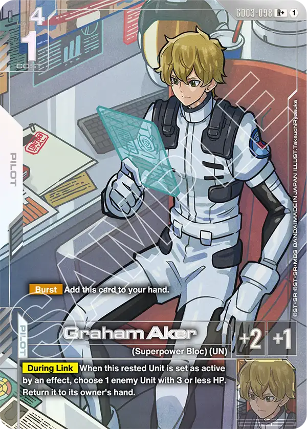 GD03-098, R, Graham Aker (Alternate Art)