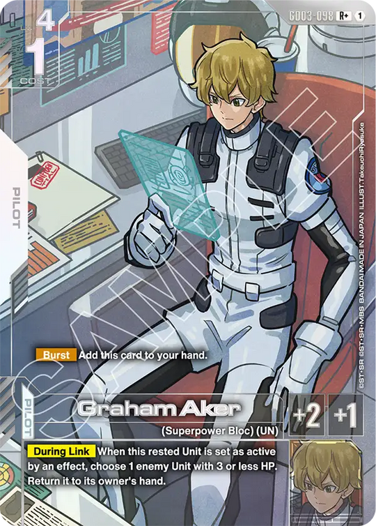 GD03-098, R, Graham Aker (Alternate Art)
