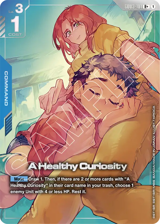 GD03-101, R, A Healthy Curiosity (Alternate Art)