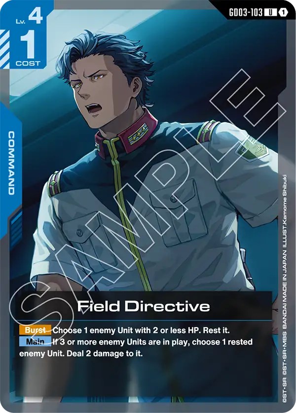 GD03-103, UC, Field Directive