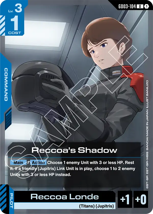 GD03-104, UC, Reccoa's Shadow