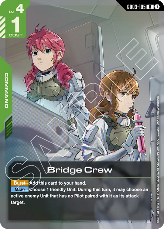 GD03-105, R, Bridge Crew