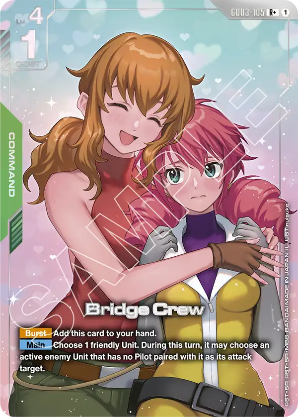 GD03-105, R, Bridge Crew (Alternate Art)