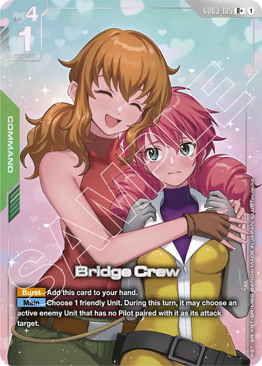 GD03-105, R, Bridge Crew (Alternate Art)