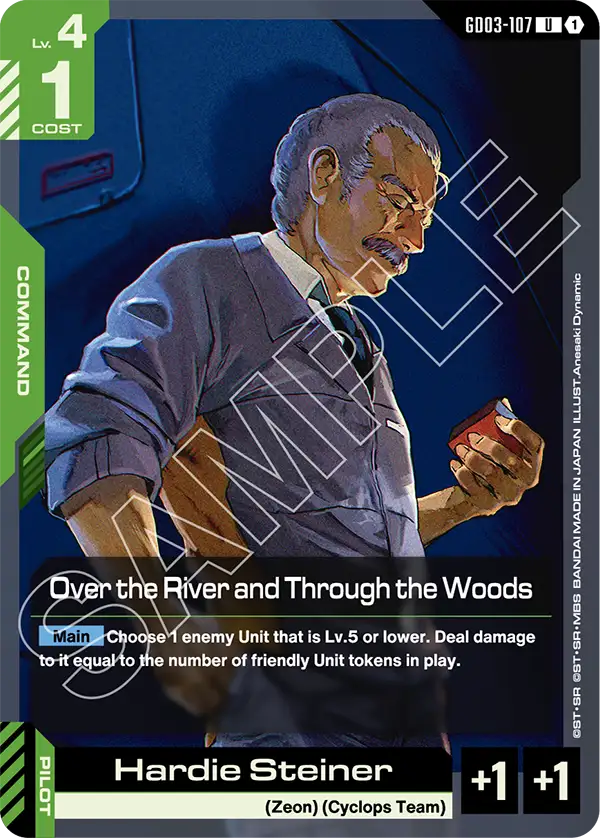 GD03-107, UC, Over the River and Through the Woods