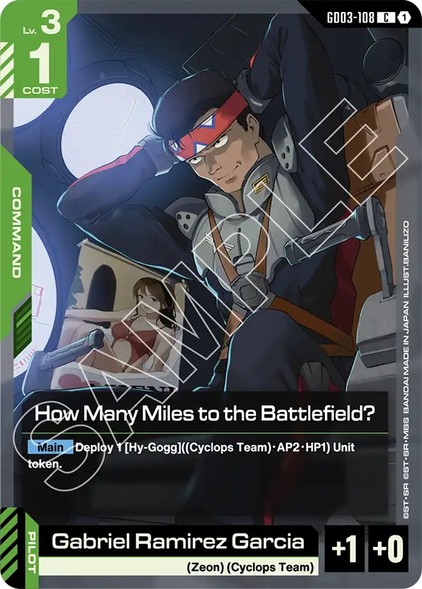 GD03-108, C, How Many Miles to the Battlefield?