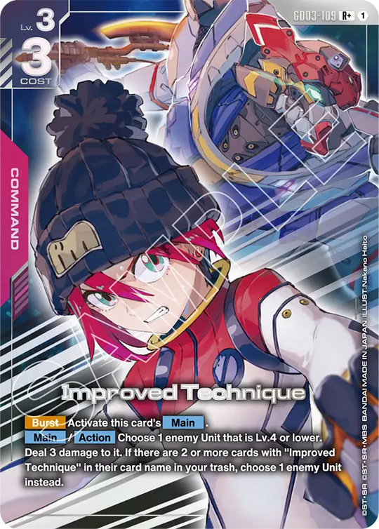 GD03-109, R, Improved Technique (Alternate Art)