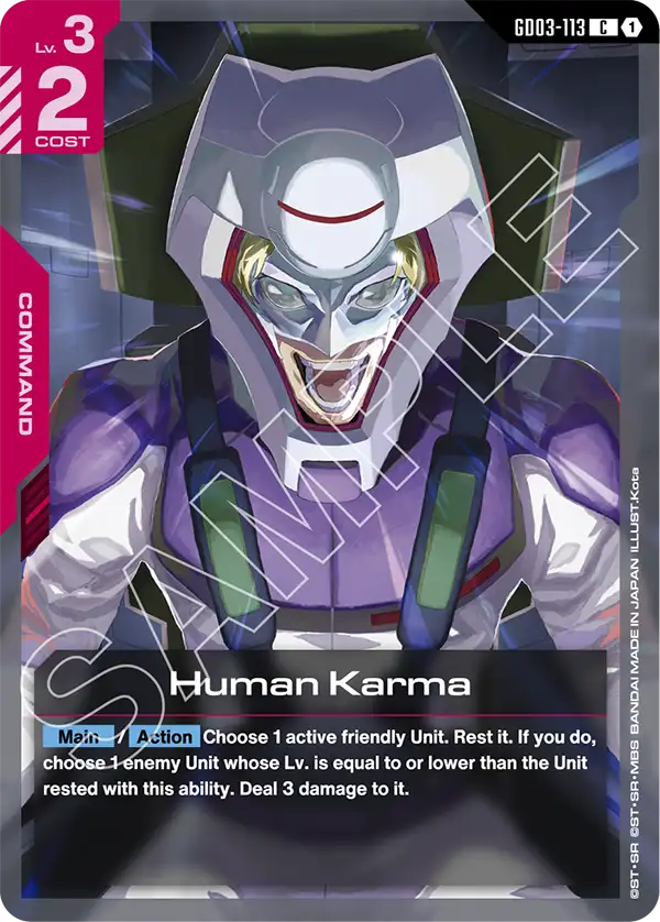 GD03-113, C, Human Karma