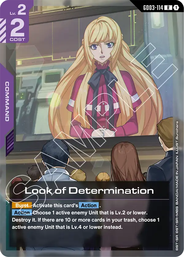 GD03-114, R, Look of Determination