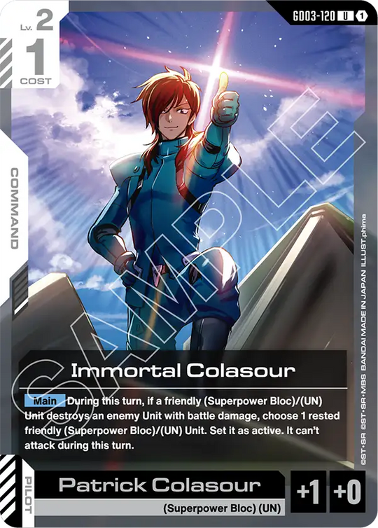 GD03-120, UC, Immortal Colasour