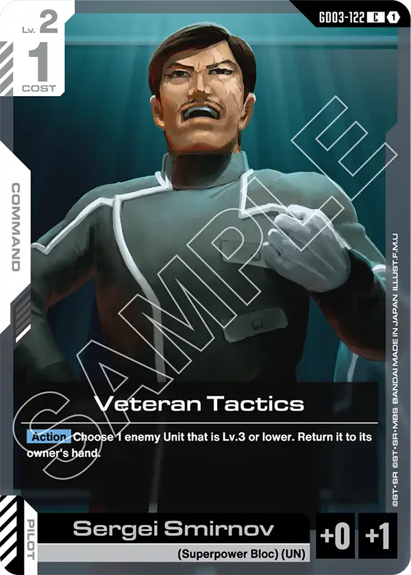 GD03-122, C, Veteran Tactics