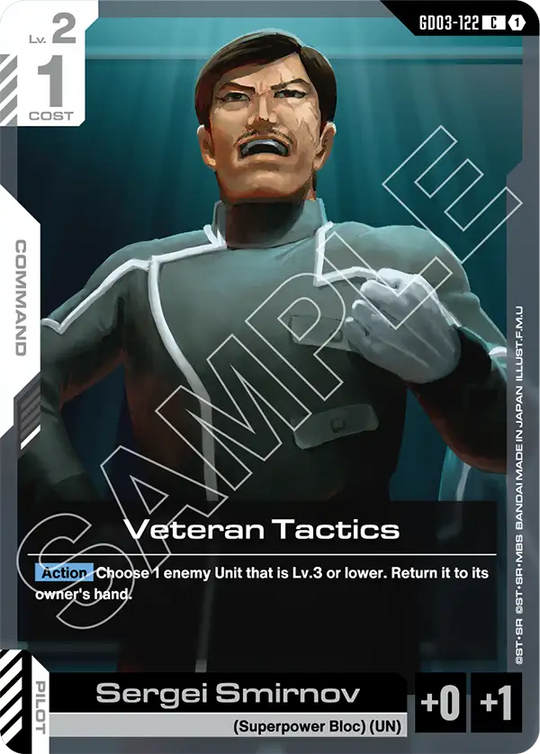 GD03-122, C, Veteran Tactics
