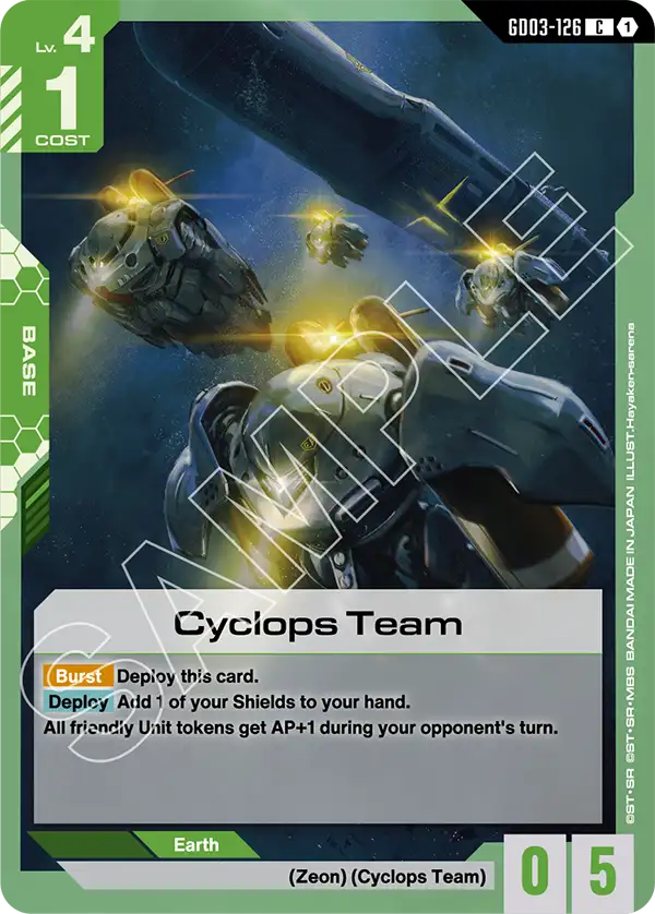 GD03-126, C, Cyclops Team