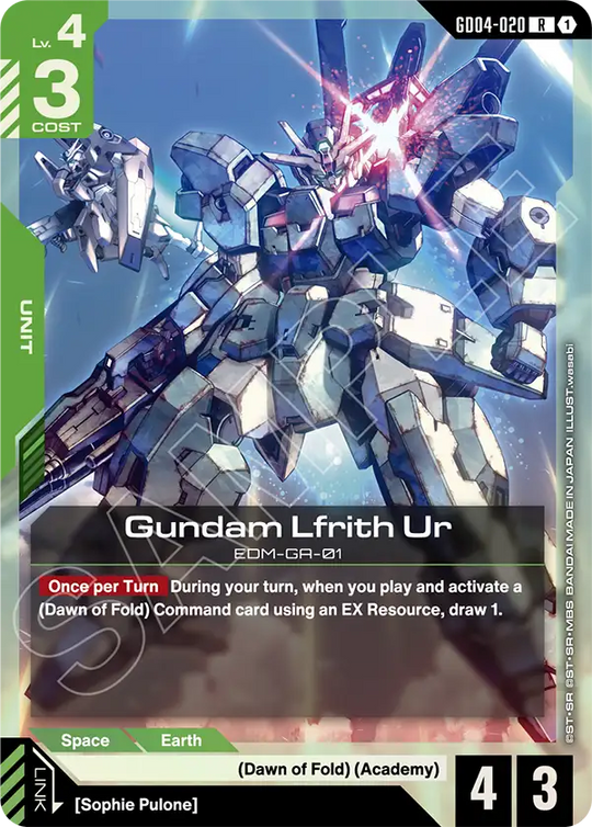 GD04-020, R, Gundam Lfrith Ur