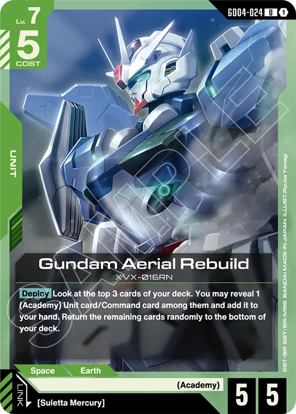 GD04-024, UC, Gundam Aerial Rebuild