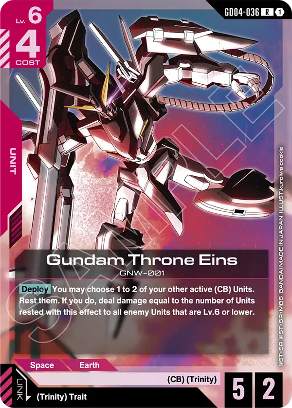 GD04-036, R, Gundam Throne Eins