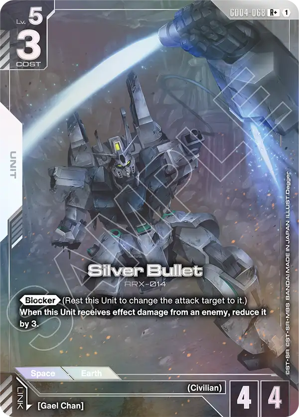 GD04-068, R, Silver Bullet (Alternate Art)