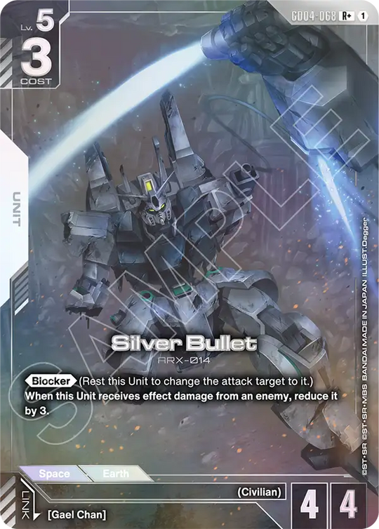 GD04-068, R, Silver Bullet (Alternate Art)