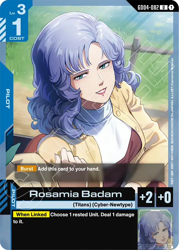 GD04-082, UC, Rosamia Badam