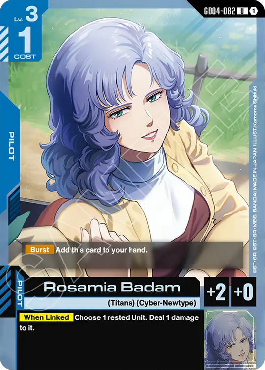 GD04-082, UC, Rosamia Badam