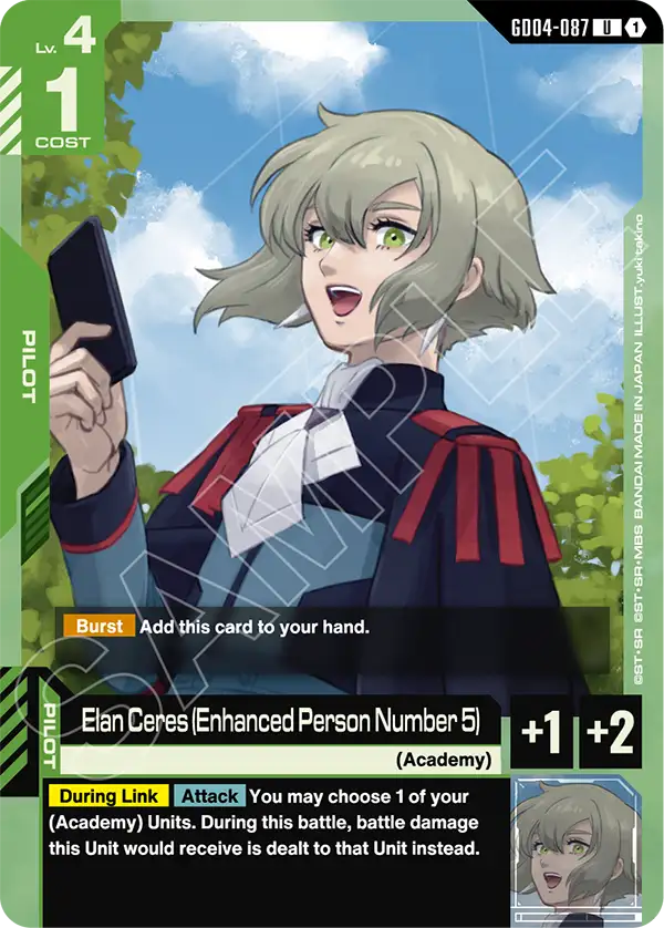 GD04-087, UC, Elan Ceres (Enhanced Person Number 5)