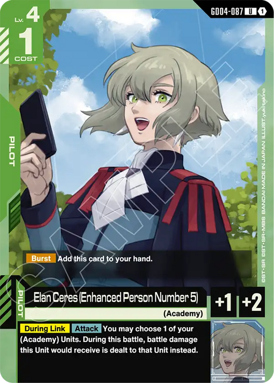 GD04-087, UC, Elan Ceres (Enhanced Person Number 5)