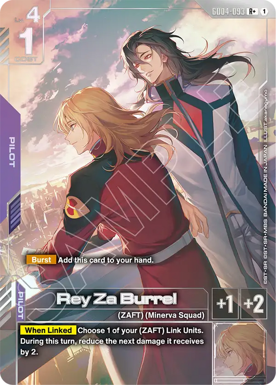 GD04-093, R, Rey Za Burrel (Alternate Art)