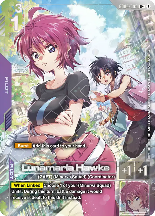 GD04-095, UC, Lunamaria Hawke (Alternate Art)