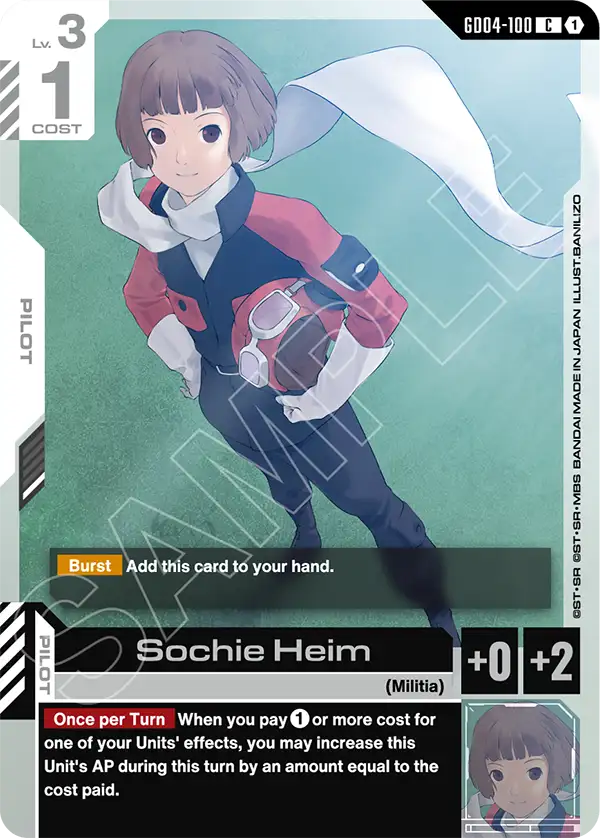GD04-100, C, Sochie Heim