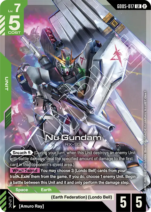 GD05-017, LR, Nu Gundam