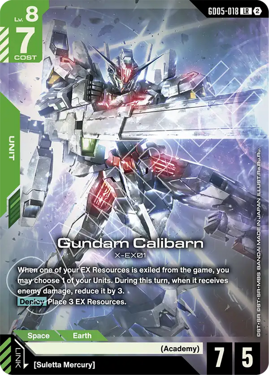 GD05-018, LR, Gundam Calibarn