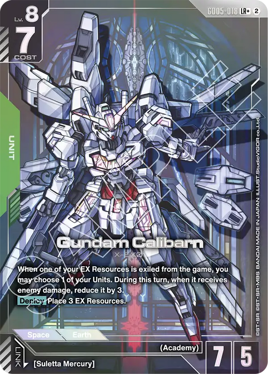 GD05-018, LR, Gundam Calibarn (Alternate Art)