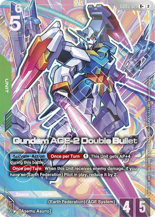 GD05-021, R, Gundam AGE-2 Double Bullet (Alternate Art)