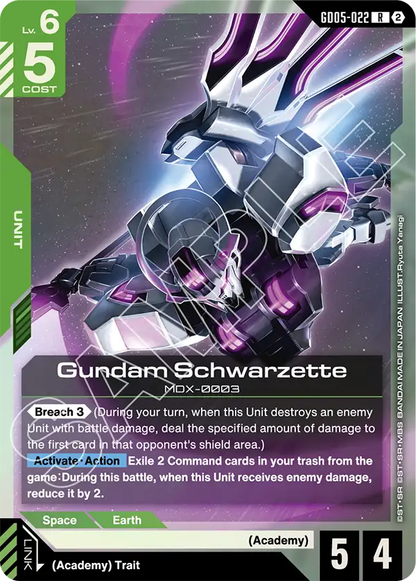 GD05-022, R, Gundam Schwarzette
