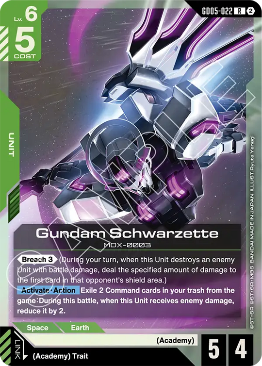 GD05-022, R, Gundam Schwarzette