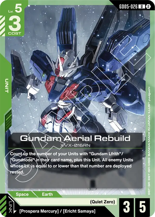 GD05-026, UC, Gundam Aerial Rebuild