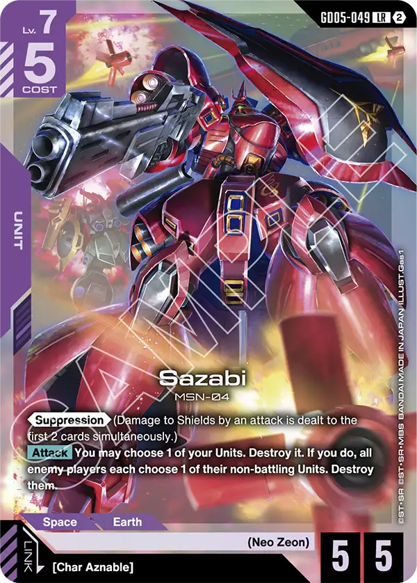GD05-049, LR, Sazabi