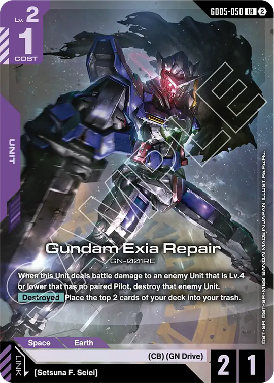 GD05-050, LR, Gundam Exia Repair