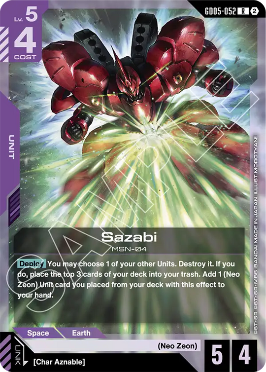 GD05-052, R, Sazabi